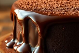como fazer calda de chocolate para bolo