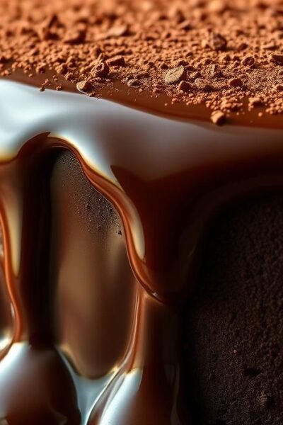 como fazer calda de chocolate para bolo