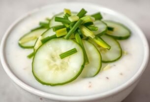 saladas de pepino japonês