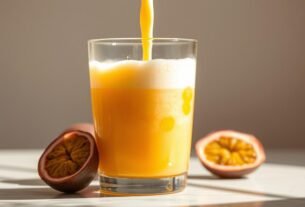 suco de maracujá com leite