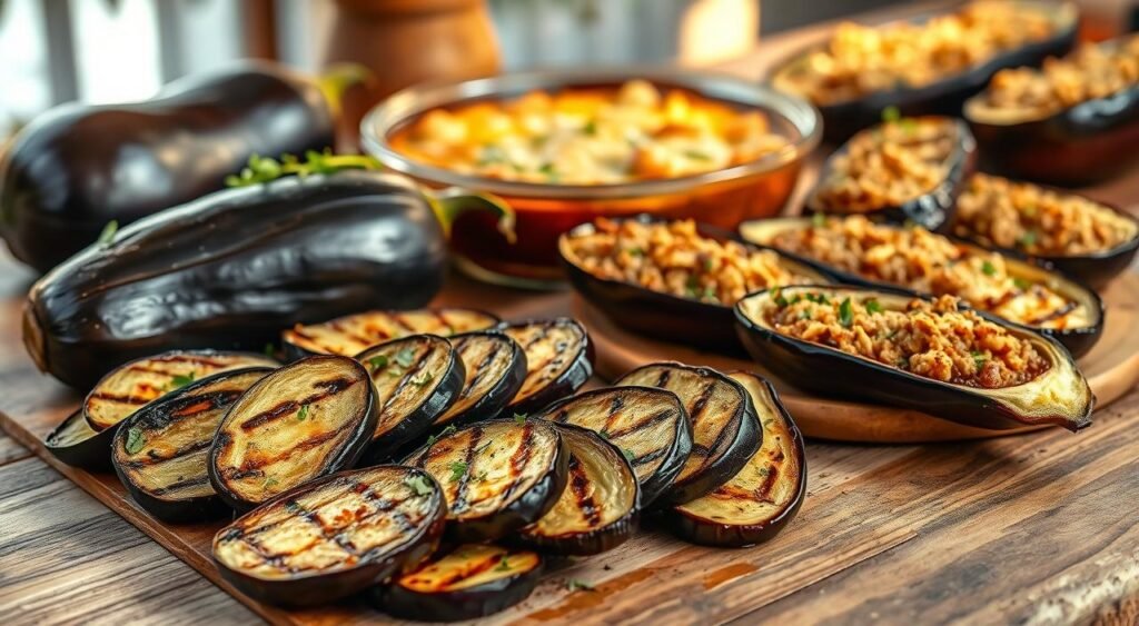 variações da receita de berinjela